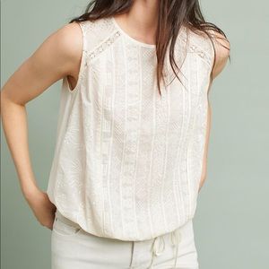 Anthropologie TINY Embroidered Tank